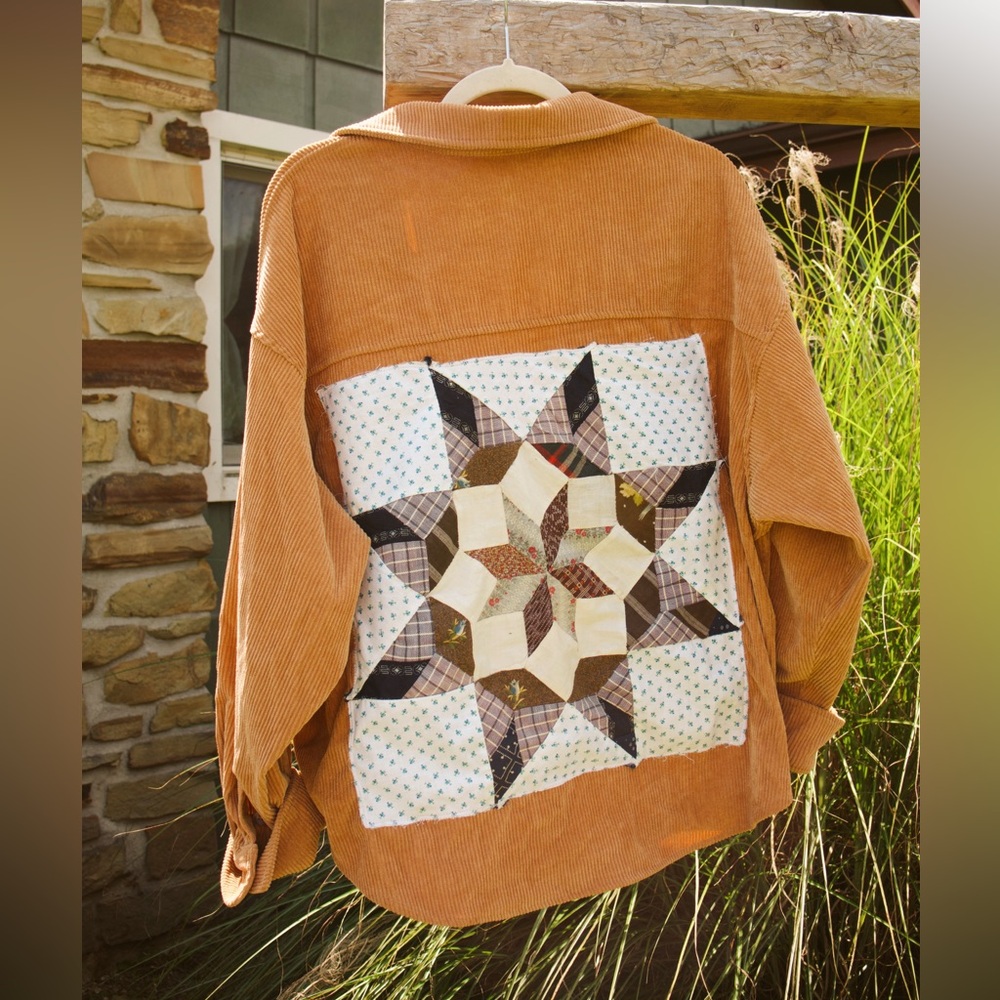 Custom quilt Shacket
